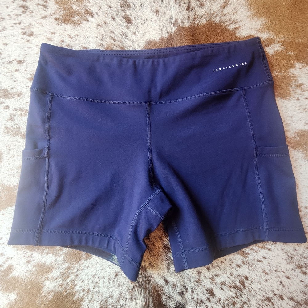 IAB Shorts Navy Blue 5 inch Large